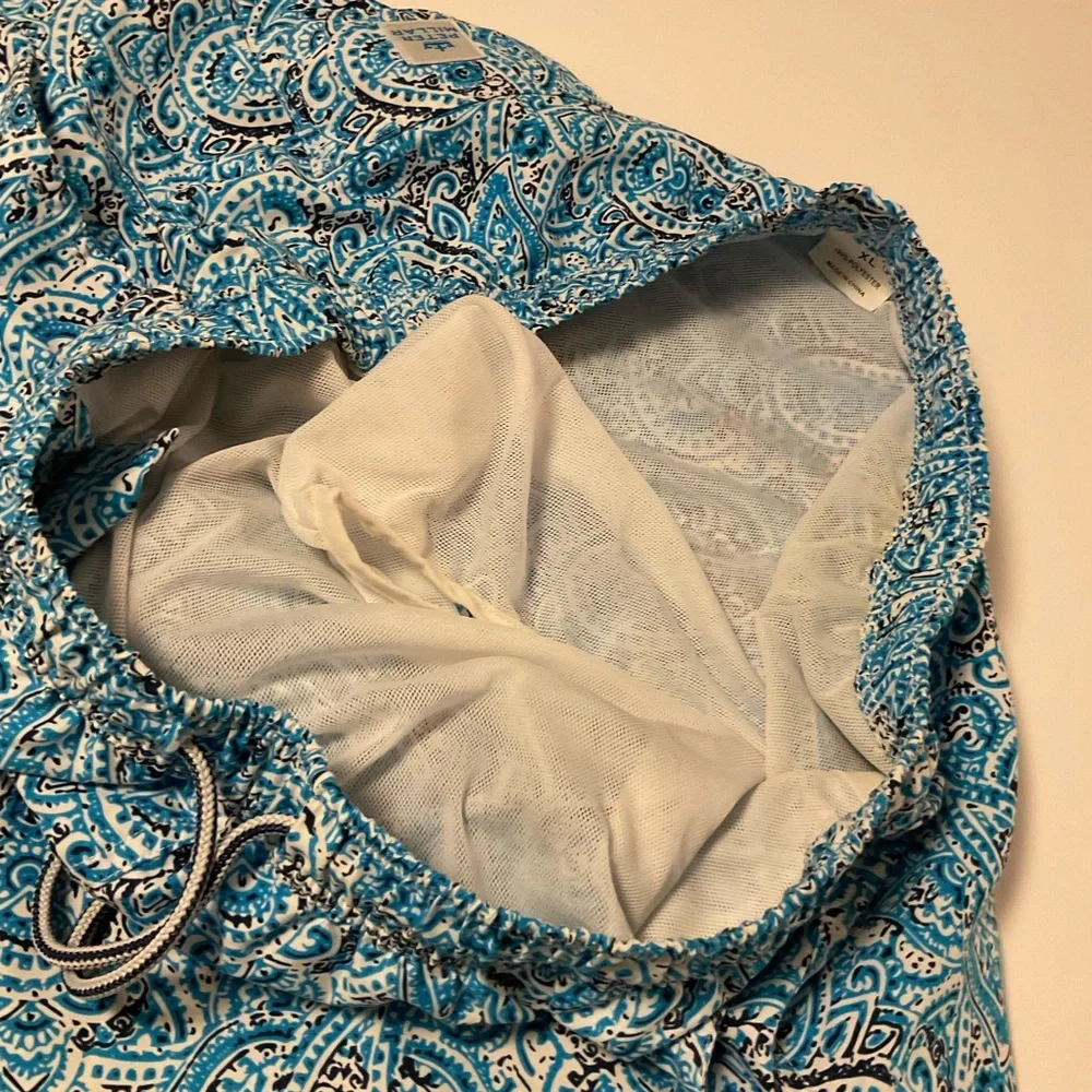 Peter Millar Men's Galapagos Paisley Swim Trunks, Sz XL - Picture 12 of 14